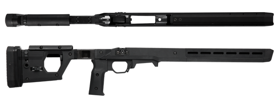Magpul Pro 700, Fixed Stock, Aluminum Bedding, Black Synthetic - 840815121169 