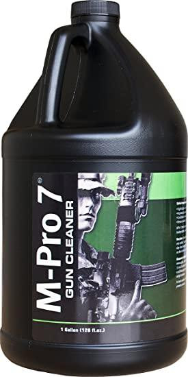Hoppe's M-Pro 7 Gun Cleaner, 1 Gallon, Odorless, Non-Toxic, Biodegradable, Black - 763705100016 