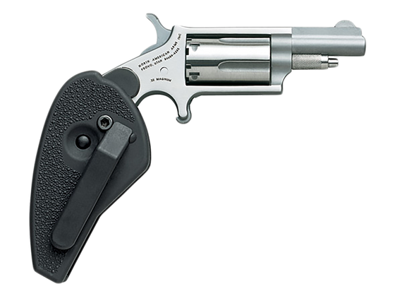 North American Arms, 22MHG, .22 WMR, 1.63" Barrel, 5 Rds, Stainless Steel - 744253000904 