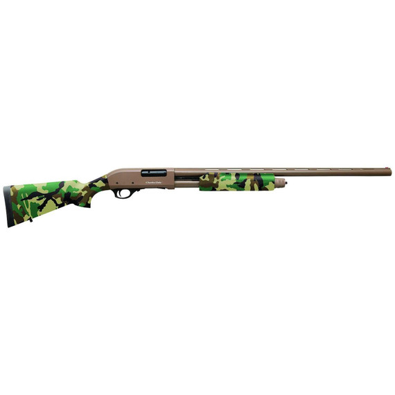 Charles Daly, 301 Pump, 12 GAUGE, 28.00" Barrel, 4 Rds, Woodlands Camo/FDE - 8053800945035 
