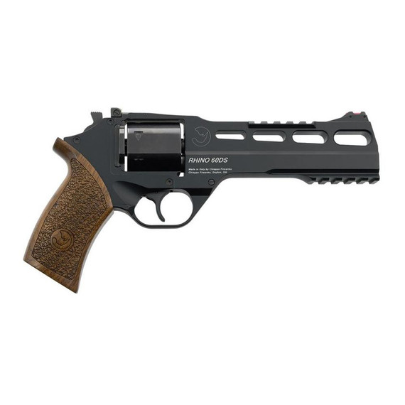 Chiappa, Rhino 60DS, 10MM, 6.00" Barrel, 6 Rds, Black and Walnut - 8053800948302 