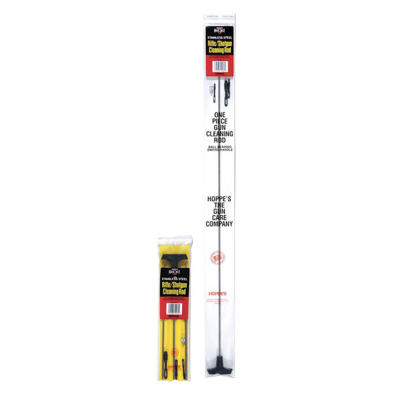 Hoppe's HS1PSS, Stainless Steel, Universal Rifle/Shotgun Cleaning Rod - 026285514605 