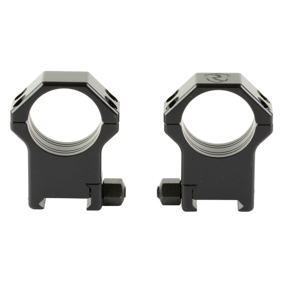 Riton Optics Contessa 30mm Hardened Steel Picatinny Rings, 19mm Height, Black - 850041390321 