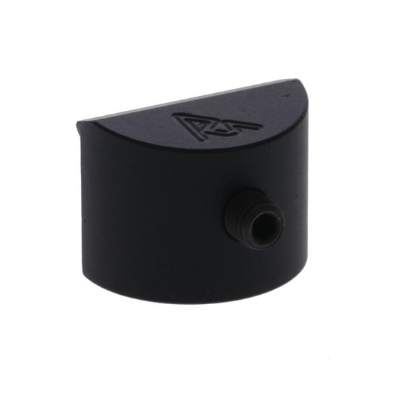 Rival Arms Grip Plug, CNC-Machined Aluminum, Hard Black Anodized Finish - 788130027424 