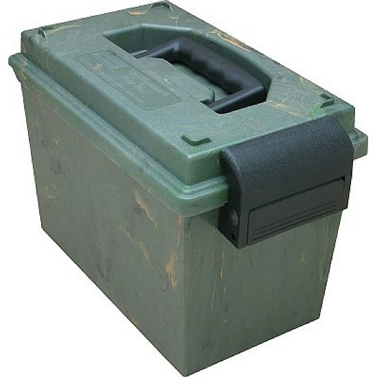 MTM SDB011 Sportsmen Dry Box, Forest Green, Water Resistant - 026057360805 