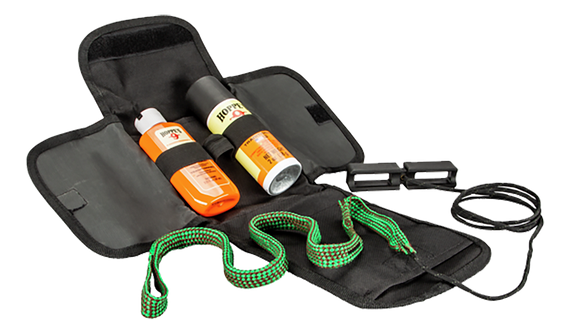 Hoppe's 34002 BoreSnake Soft-Sided Cleaning Kit, .357-38mm, 9mm Pistol, Orange - 026285340020 