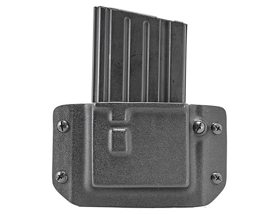 Mission First Tactical HSMP-AR10, Single Mag Pouch, AR10 Mag (Any), Matte Black - 814002022621 