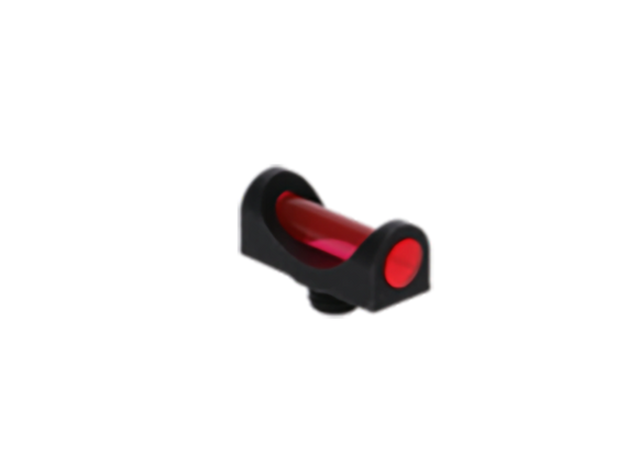 Truglo Fat Bead, Red Fiber Optic, 2.6mm Threads, CNC-Machined Steel Frame, Black - 788130421864 