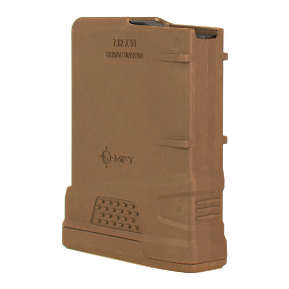 Mission First Tactical MGMFT10EXD762X51SDE, Magazine, 10 Rds, Flat Dark Earth - 814002027718 