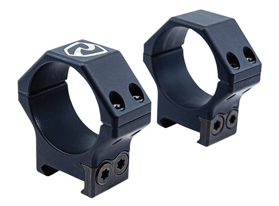 Riton Optics XRC3012A, Light Picatinny Rings, 30mm, 12mm Height, Matte Black - 019962529467 