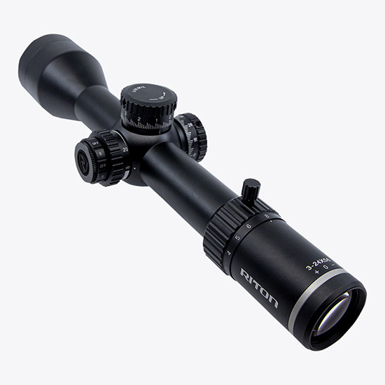 Riton Optics X7 Conquer 3-24x56IR FFP MRAD, ODEN Reticle, 34mm Tube, Matte Black - 019962528460 