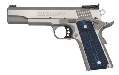 Colt Gold Cup Trophy, 9MM, 5.00" Barrel, 9 Rds, Stainless Steel - 151550026527 