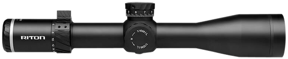 Riton Optics 7 Conquer, Illuminated PSR Reticle, 34mm Tube, Black - 850041390147 