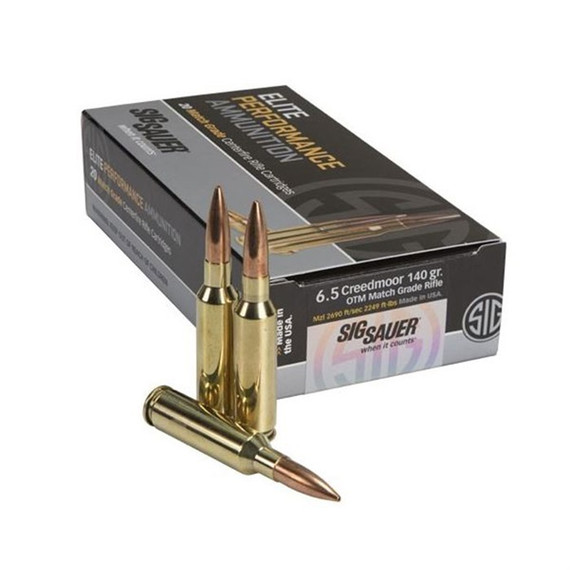 Sig Sauer, 6.5 CREEDMOOR, 140 Gr, JHP, 200 Rds - 100035114 