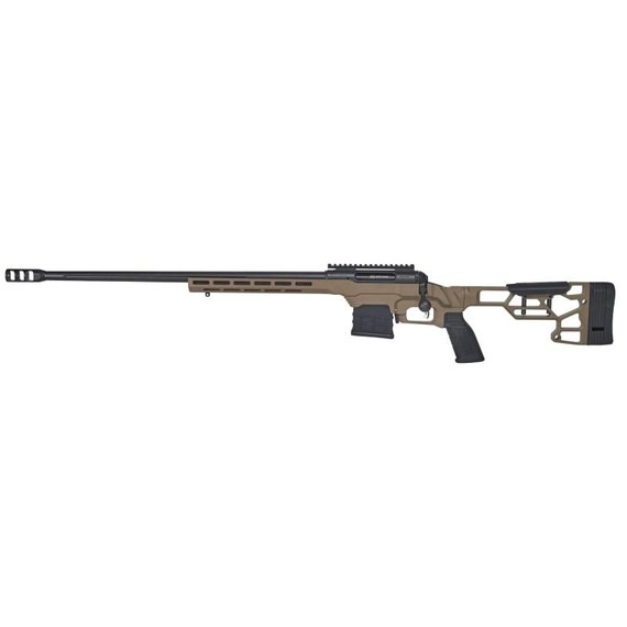 Savage Arms, 110 Precision, .338 LAPUA MAGNUM, 24.00" Barrel, 5 Rds, Flat Dark Earth - 011356576989 
