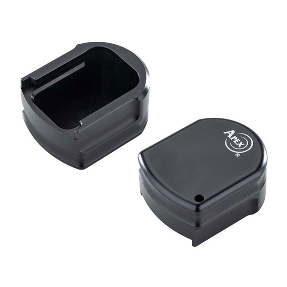 Apex Tactical FNX-45 Magazine Base Pad, Black Aluminum - 100044058 