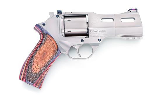 Chiappa Firearms, Rhino 40DS, .357 MAGNUM, 4.00" Barrel, 6 Rds, Chrome - 8053670712171 