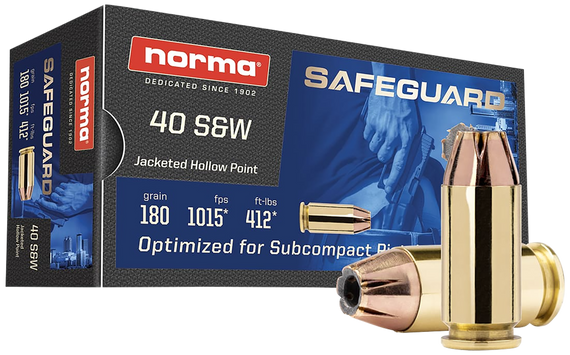 Norma, .40 S&W, 180 Gr, JHP, 50 Rds - 810036151672 