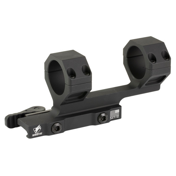 American Defense Mfg. AD-DELTA, Quick Detach Scope Mount, 34mm, 1.70" Height, Anodized Finish, Black - 810104931052 