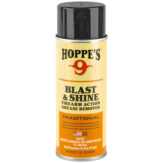 Hoppe's #9 Aerosol Cleaner, 11oz, Bio-Based Formula, Not specified - 026285515329 