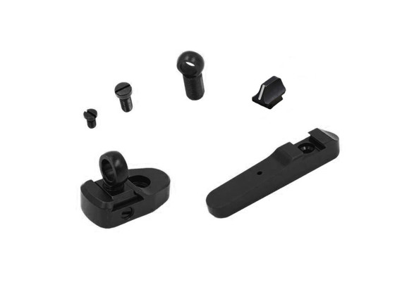 XS Sight Systems Henry Ghost Ring Sight Set .44 Magnum with Ramp & Screw-On Front Sight - 647533001397 