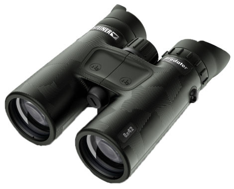 Steiner Predator 8x42 Binocular, 8x Magnification, 42mm Objective Lens, 26.6 oz, Black - 840229105656 