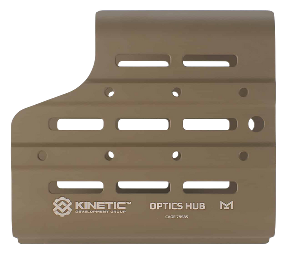 Kinetic Development Group MSH5-110 Optics HUB Spotting Scope Case, Flat Dark Earth, Aluminum - 851064007357 