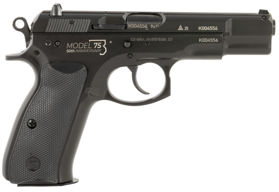 CZ 75 BD, 9MM Luger, 4.60" Barrel, 16 Rds, Black Polycoat - 806703911076 