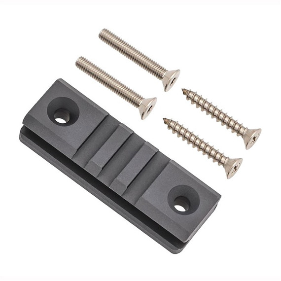 Accu-Tac PRM-100, Picatinny Rail Mount, Matte Black - 858520006190 