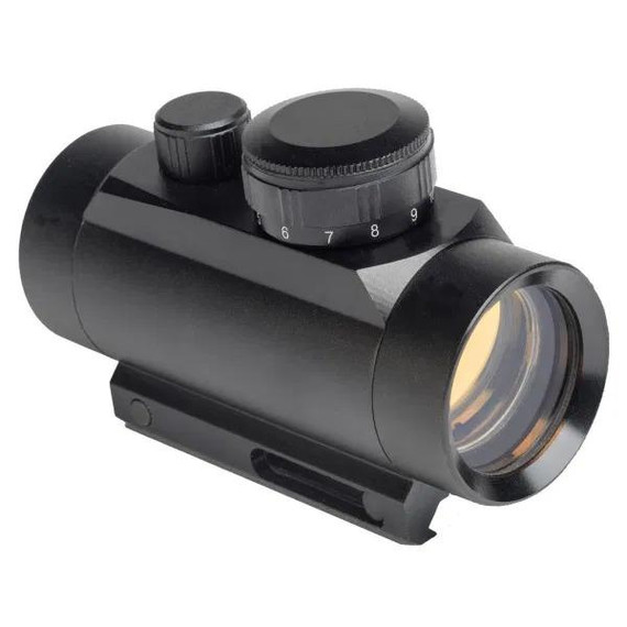 Hatsan Optima 1X30 Red Dot Open Reflex Sight, 1X Magnification, 30mm Objective, Black - 817461016712 