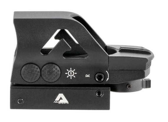 Aim Sports RT506C, Red/Green Multi Reticle, Matte Black - 815879010827 