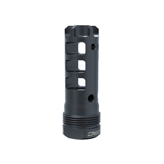 LanTac Dragon Muzzle Brake, 30 Caliber, 5/8X24 Thread Pitch, Plan B Compatible, QPQ Finish, Black - 614347626238 