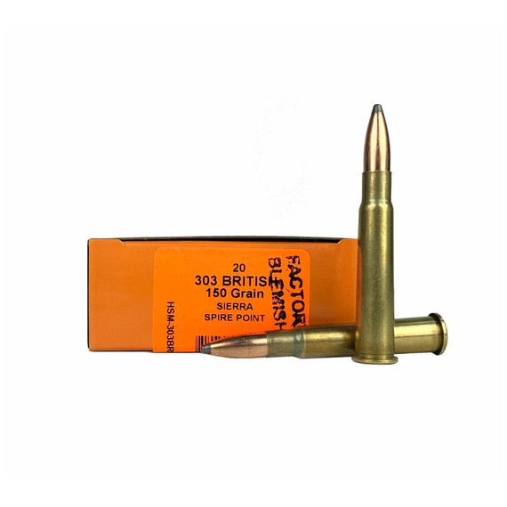 HSM, 303 BRITISH, 150 Gr, SOFT POINT, 20 Rds - 810742029302 