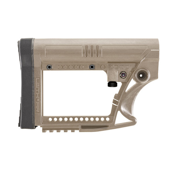 Luth-AR MBA4F Skullaton Stock, Receiver, Glass-Filled Nylon, Flat Dark Earth - 859819007010 