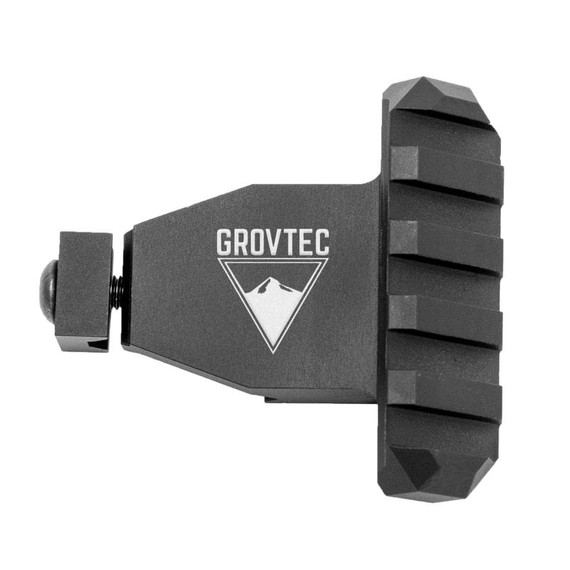 GrovTec PAR 45 Picatinny Angled Rail, 45 Degree Offset, Type-III Black Anodized Finish - 811071013475 