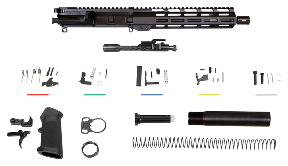 Aim Sports AR5CUB9, Receiver, Complete Build Kit, Black Anodized - 815879019943 
