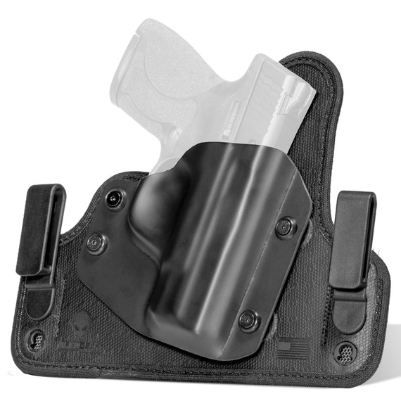 Alien Gear Holsters Cloak Tuck 3.5, IWB Holster, Fits Glock 19/23/19X/44/45, Right Hand, Black - 193858308937 