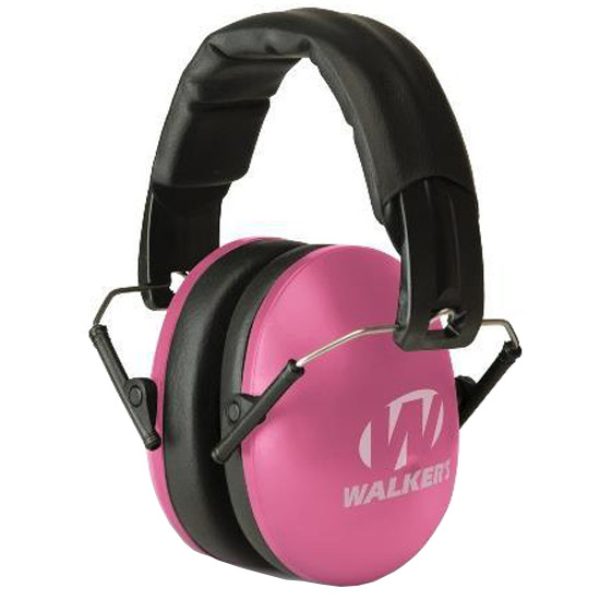 Walkers WALK GWPYWFM2PNK, Youth/Women Folding Muff, Pink, Noise Reduction Rating 27dB, Compact Design - 813628105077 
