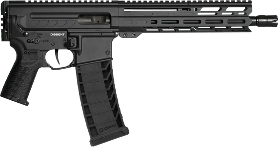 CMMG Dissent MK4, 9MM Luger, 10.50" Barrel, 33+1 Rds, Black - 810103470057 