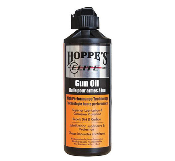 Hoppes GO4 Elite Gun Oil, Superior Lubrication & Corrosion Protection, 4 oz, Biodegradable, Not specified - 026285517552 