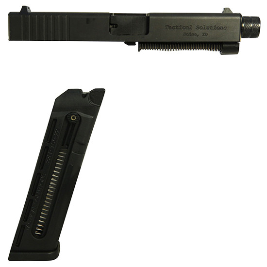 Tactical Solutions TSG-22 Glock 19/23 Conversion Kit, .22LR, Threaded, Black - 879971002623 