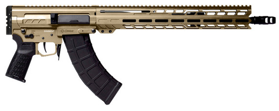 CMMG DISSENT Mk47, 7.62X39, 16.1" Barrel, 30 Rds, Coyote Tan - 810144720272 