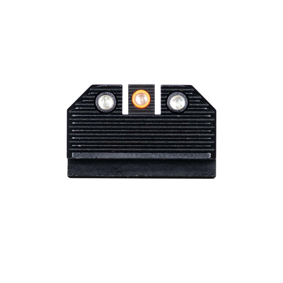 Night Fision Optics Ready Stealth Night Sight Set, Orange Front, Black Back, Fits Walther PDP Models - 810116036929 