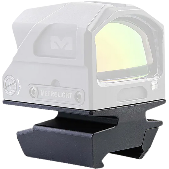 MEPRO USA MCO PRO 1.93" Picatinny Riser, Optics Accessory, Aluminum, Black - 810013525182 