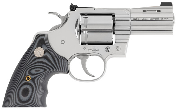 Colt Python Combat Elite, .357 Magnum, 3.00" Barrel, 6 Rds, Stainless Steel - 151550026738 
