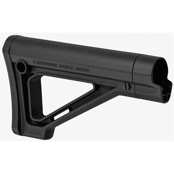 Magpul MOE Fixed Mil-Spec Carbine Stock, Polymer, Black 