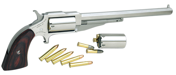 North American Arms, Earl Hogleg, .22LR, 6.00" Barrel, 5 Rds, Satin Steel - 744253002441 