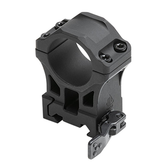 Leapers, Inc. UTG ACCU-SYNC QR 1in High Profile Scope Rings, Quick Release, Black Anodized - 4717385556706 