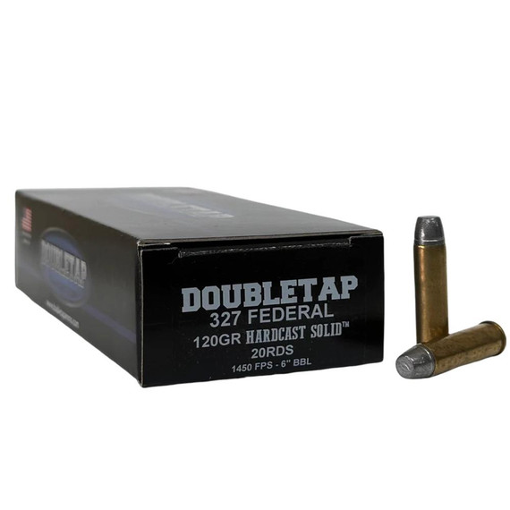 DoubleTap Ammunition, .327 FEDERAL MAGNUM, 120 Gr, SOFT POINT, 20 Rds - 091037683694 