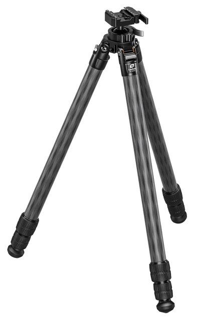 Leofoto Usa ST-323CX Integrated Ballhead ST-X Tripod, 6.30"-64.60" High, Black Aluminum - 6940828313057 